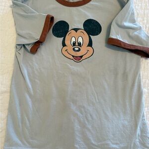 Zara Kids Mickey Mouse Blue T-Shirt